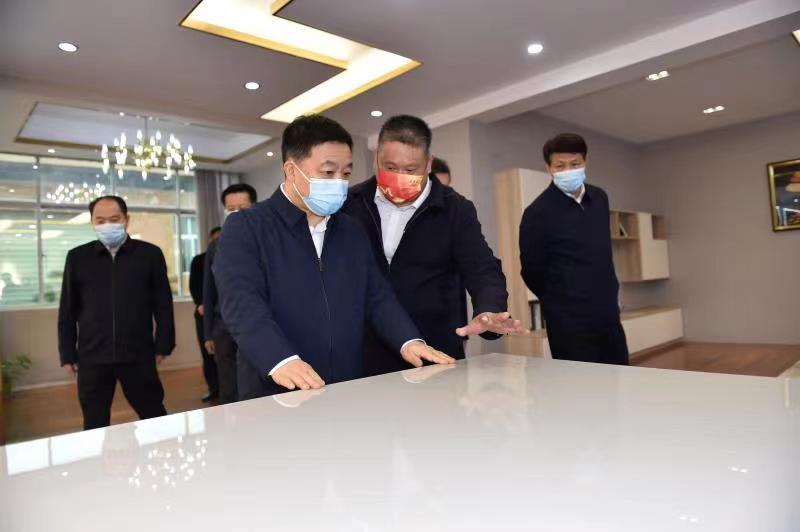 2022年5月14日，省長(zhǎng)葉建春來我公司調(diào)研
